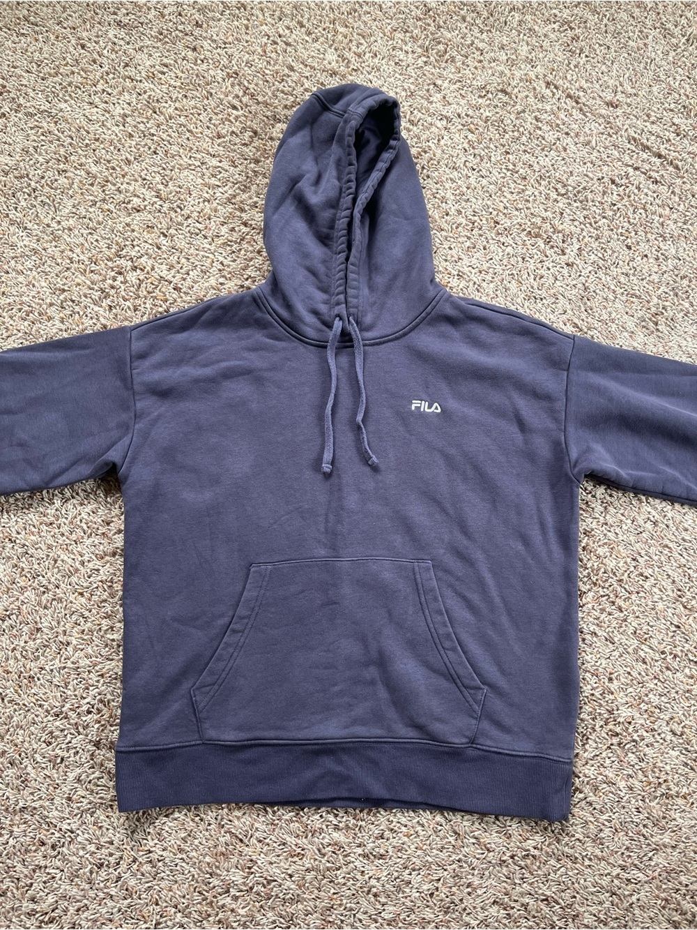 FILA Dark Navy Pullover Hoodie